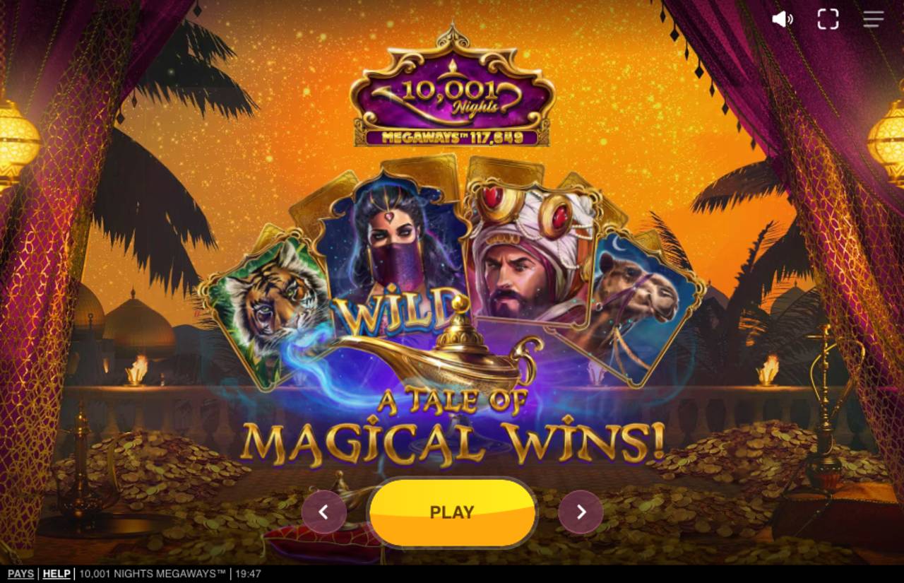 10001 Nights Megaways (Red Tiger) Image 1